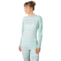 KARI TRAA Live Langarm-t-shirt - Bright Turquoise - XL