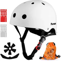 Plusawa Kinder Fahrradhelm EN1078 CE Certified, Verstellbarer Kinnriemen, 3D