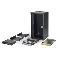 Digitus 10 Netzwerk-Set 12HE Netzwerkschrank – 2 Fachböden –