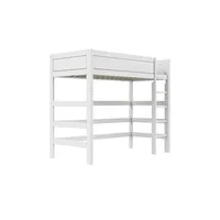 Lifetime Hochbett mit Leiter 120cm ¦ weiß ¦ Maße