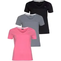 H.I.S. H.I.S T-Shirt in schwarz, pink, rauchblau), | Gr.:
