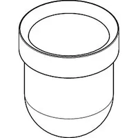 Hansgrohe Keramikeinsatz Logis C 98547000 WC-Bürstenhalter