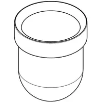 Hansgrohe Keramikeinsatz Logis C WC-Bürstenhalter