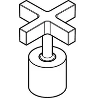 Hansgrohe Kreuzgriff 4-Loch Waschtischarmatur 39292000 Axor Citterio Standmodell chrom