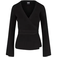 URBAN CLASSICS Ladies Rib Knit Wrapped Cardigan - Gr.: