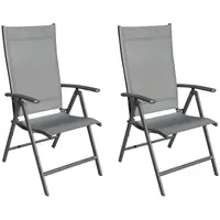 LC Garden Garvio Klappsessel 2 St. 7-fach verstellbar 60