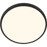 Briloner NOBRE LED Deckenlampe Dekorblende, Warmweißes Licht, Schwarz