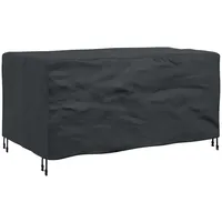 VidaXL Gartenmöbelabdeckung Schwarz 160 x 100 x 70 cm