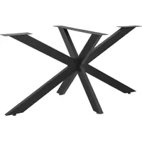 [en.casa] Oberau 120 x 71 x 68 cm schwarz