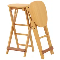 Costway 2er Set Barhocker Klappbar mit Fußstütze 36 x