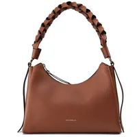 Coccinelle Boheme Schultertasche Leder 30 cm braun