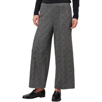 Zero Jacquard-Hose weites Bein 26 Inch in BlackCream |