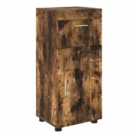 VidaXL Badezimmerschrank-Set TULUM Geräucherte Eiche 37 x 31,5 x