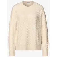 STREET ONE Kuscheliger Strukturpullover Soft beige 40, - 40%