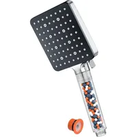 Luxuskollektion Duschkopf mit Kalkfilter 6 Strahlarten Hochdruck