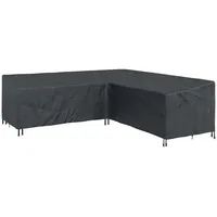 VidaXL Gartenmöbel-Schutzhülle Schwarz
