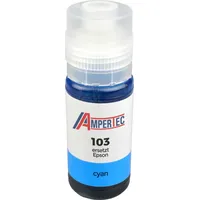Ampertec Kompatible Nachfülltinte ersetzt Epson C13T00S24A 103 cyan