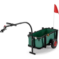 Wiltec Bollerwagen Angel Trolley bis 50 kg rot