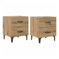 VidaXL Nachtschrank Artisan-Eiche 40 x 35 x 47,5 cm