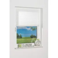 K-HOME Klebe-Plissee weiß Lichschutz 40 x 130 (B x