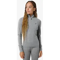 Super.natural W TUNDRA175 Zip 1/4 Bunny cashmere grey melange/various