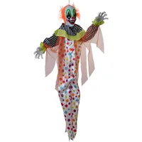 Europalms Halloween Figur Clown Curby, animiert, 155cm
