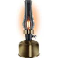 Schwaiger Akku-Tischleuchte Alt-Messing 3 St.