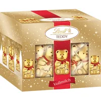 Lindt Mini Teddy Weihnachten Vollmilch-Schokolade Packung 200g