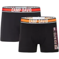 Camp David Boxershorts schwarz L 2er Pack