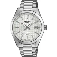 Casio Herren-Armbanduhr Edelstahl Weiß