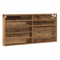 VidaXL Vitrinenschrank Altholz 100 x 8,5 x 50 cm