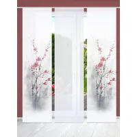 Home in green Schiebevorhang ¦ rot ¦ Synthetik ¦