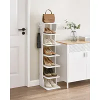 VASAGLE Schuhregal 110,4 x 0 x 0 cm weiß