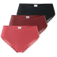 SCHIESSER Brasilslip »Modern Multipacks 3er Pack, Spitzenbänder, Single-Jersey, Baumwollmischung