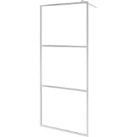 VidaXL Duschwand für Begehbare Dusche mit Klarem ESG-Glas 90x195