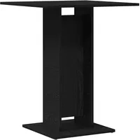 VidaXL Bistrotisch Schwarze Eiche 60x60x75 cm Holzwerkstoff