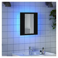 VidaXL Eiche 40 cm schwarz LED