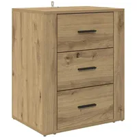 VidaXL Nachtschrank Artisan-Eiche 35 x 50 x 60 cm