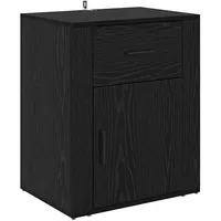 VidaXL Nachtschrank Schwarz 35 x 50 x 60 cm