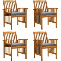 VidaXL Gartenstuhl 65,6 x 71 x 31,3 cm grau