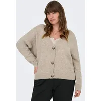 ONLY CARMAKOMA Carzoey L/S CARDIGAN KNT Noos, woodsmoke XL