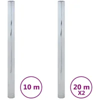 VidaXL Sonnenschutzfolien 3 Stk. Reflektierend Silbern PVC