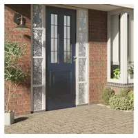 VidaXL Fensterfolie Matt Blumenmuster 45x500 cm PVC