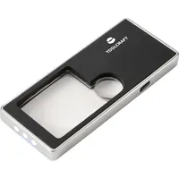 TOOLCRAFT TO-10283190 Handlupe mit LED-Beleuchtung Vergrößerungsfaktor: 3 x, 10