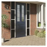 VidaXL Fensterfolie Statisch Matt Schwarz 90x2000 cm PVC