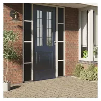 VidaXL Fensterfolie Statisch Matt Schwarz 90x500 cm PVC