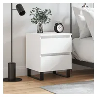 VidaXL Nachtschrank 40 x 35 x 50 cm Weiß