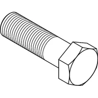 Industrial Quality Supplies DIN 931 Sechskantschraube mit Schaft, Edelstahl