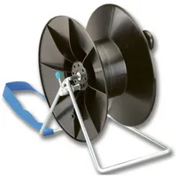 ELECTRA Breitbandhaspel mit Bremse - schwarz