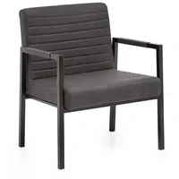 Woodkings XXL Esszimmer Stuhl Wellington mit Armlehne Kunstleder, Schwerlaststuhl